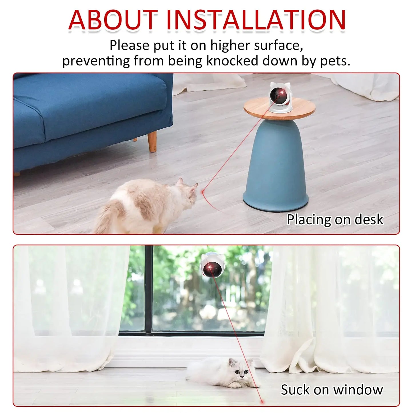 MeowBeam™ – Smart Auto Laser Toy