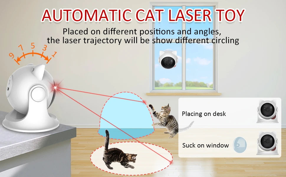 MeowBeam™ – Smart Auto Laser Toy