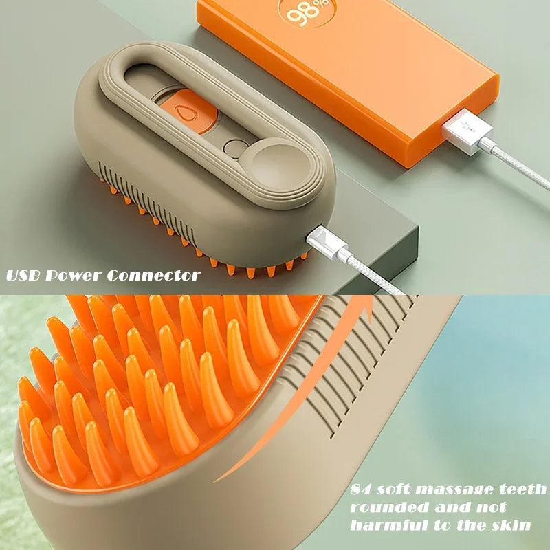 MeowMist™ – Smart Steam Brush