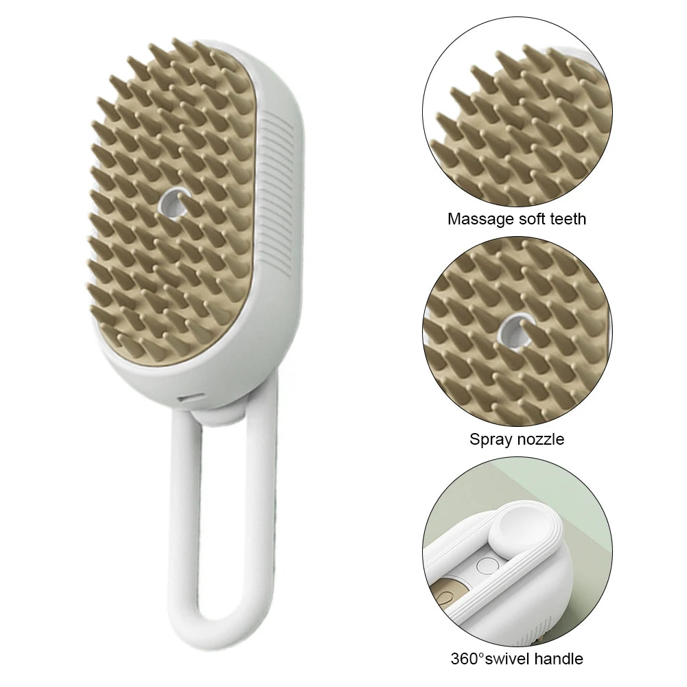 MeowMist™ – Smart Steam Brush
