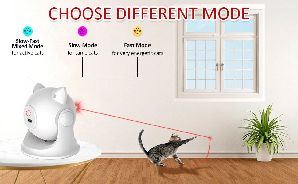 MeowBeam™ – Smart Auto Laser Toy