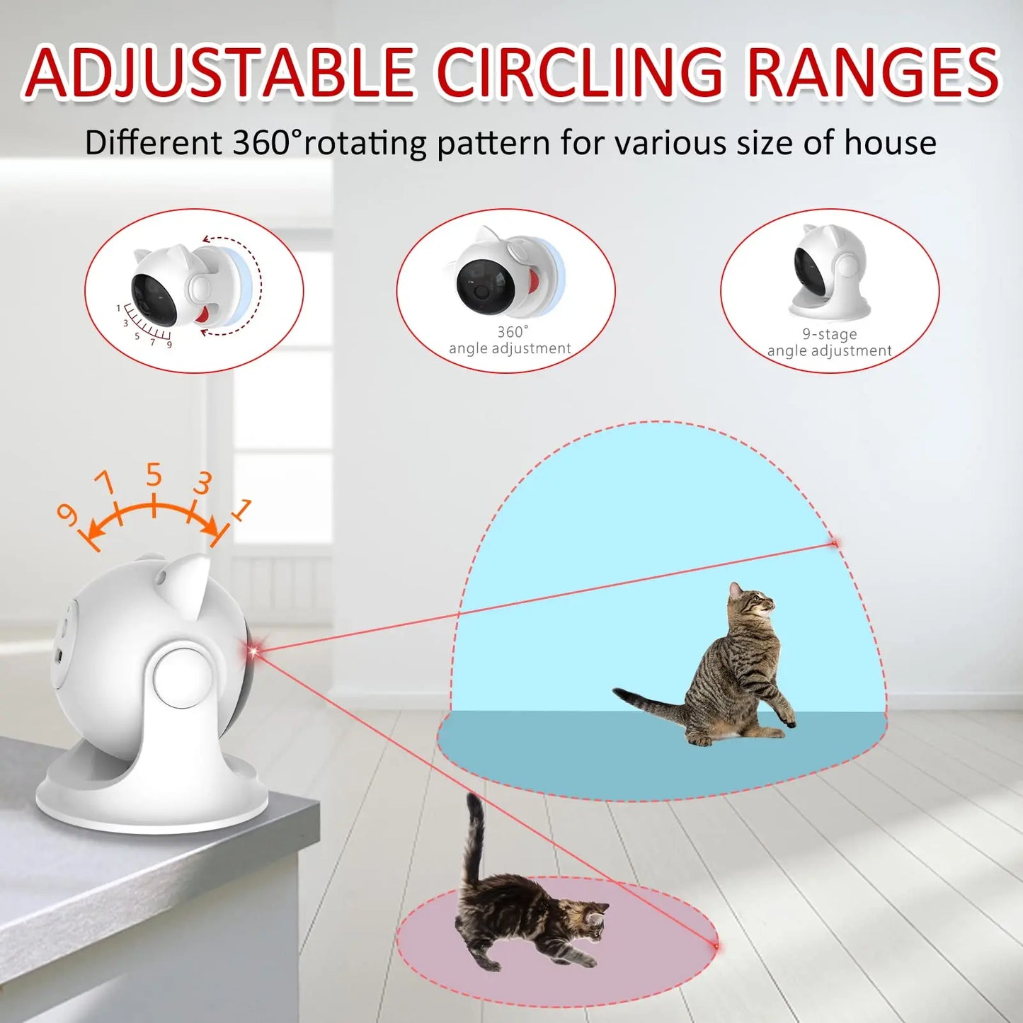 MeowBeam™ – Smart Auto Laser Toy