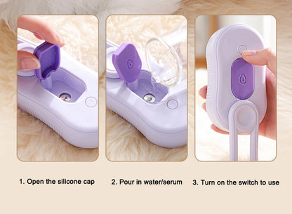 MeowMist™ – Smart Steam Brush