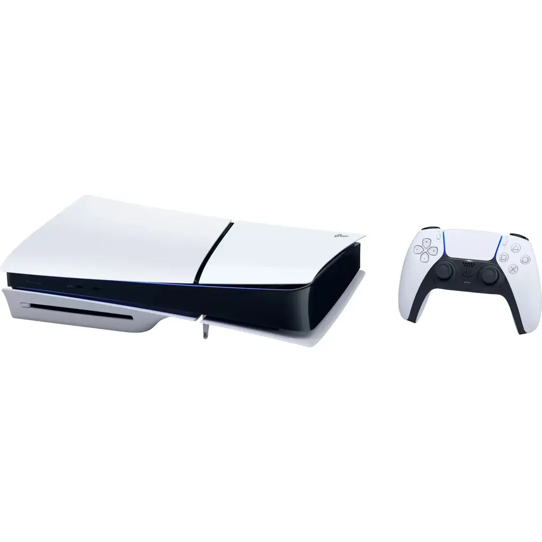 Playstation 5 Slim Console Disc Version - Fortnite Flowering Chaos Bundle - White